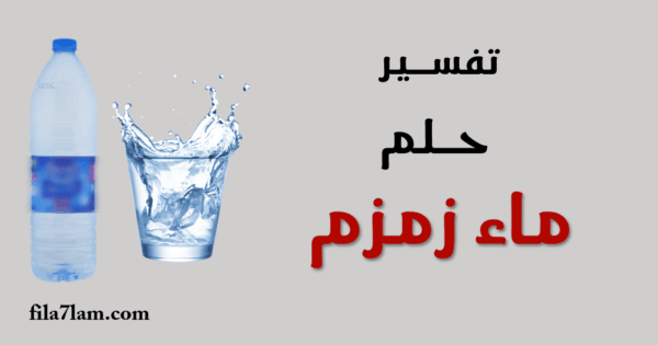ماء زمزم في المنام
