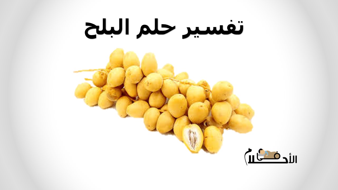تفسير حلم البلح