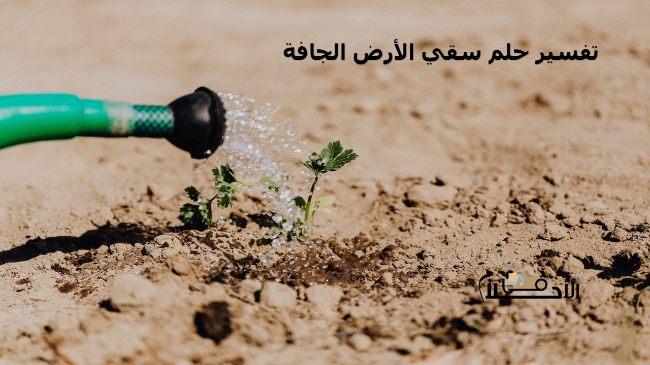 تفسير حلم سقي الأرض الجافة