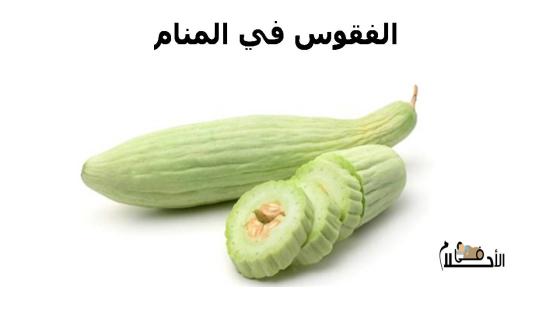 الفقوس في المنام