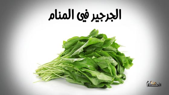 الجرجير في المنام